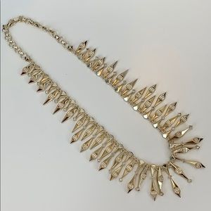 Kendra Scott gold statement necklace
